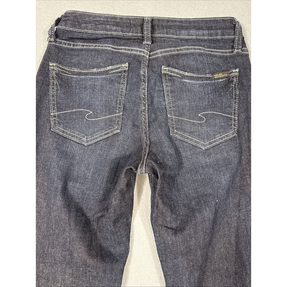 JEANS Authentic by Silver Jeans  WOMEN 4/33 CURVY MID BOOT Blue Denim